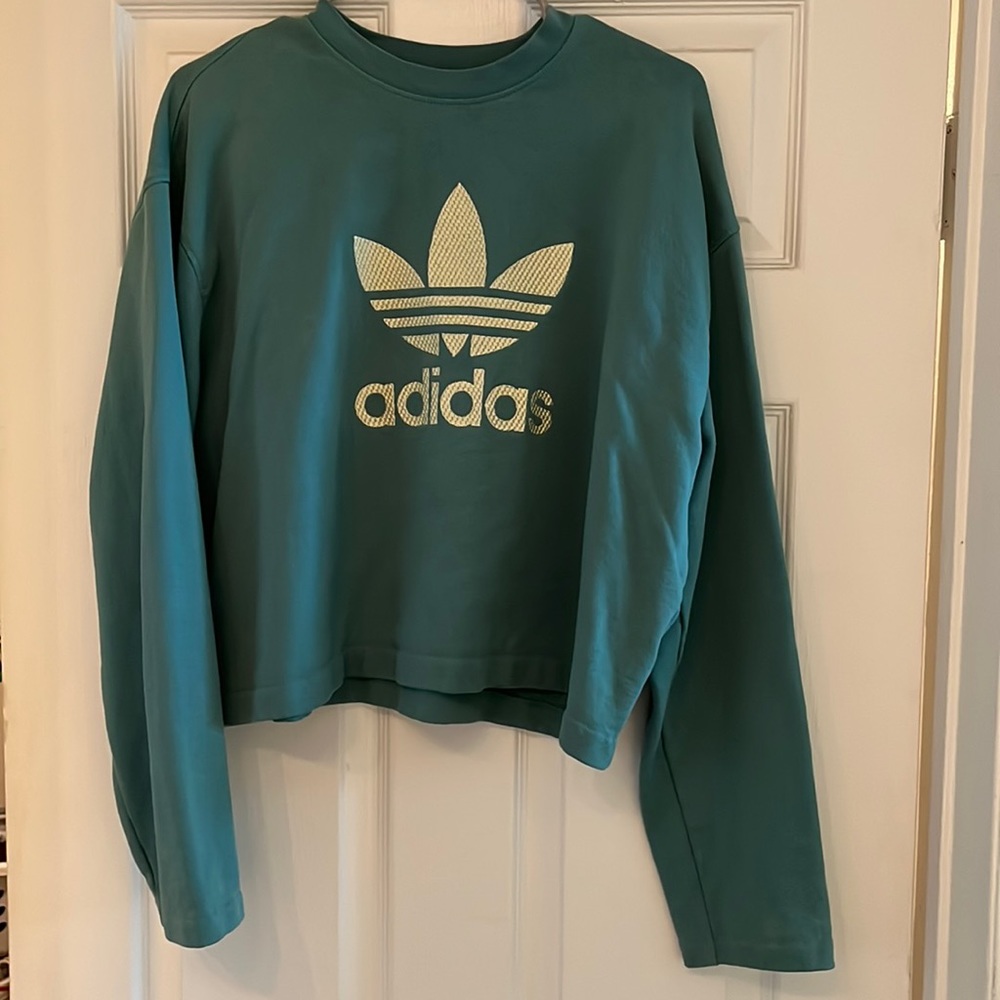 Adidas originals cropped sweatshirt